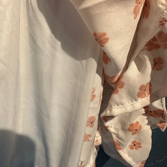 Sierra Sky Med NWT Floral Sleeveless Dress Cottage Mini Dress Micro Dress Flowy - Picture 5 of 9